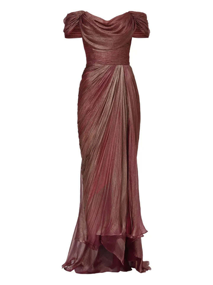Iris Serban Augusta Dress — Red — Size XS — Front View