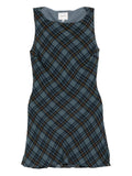 Reformation Dale Dress — Blue/ Navy — Size M — Front View
