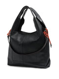 Bimba Y Lola Large Paper Leather Drawstring Shoulder Bag — Same as shown — Size One Size — Top View