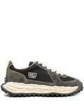 Maison MIHARA YASUHIRO Larry Logo-Patch Suede — Black — Size US M 3.5 - US W 5 — Front View