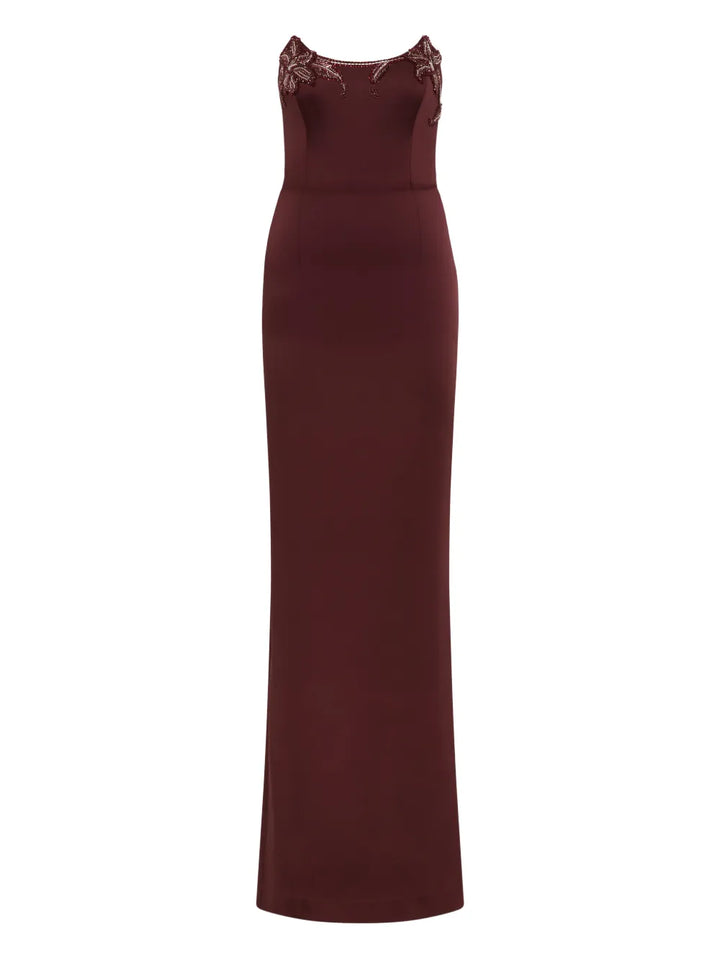 Rebecca Vallance Alora Strapless Embellished Maxi Dress — Same as shown — Size XS — Front View