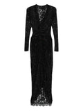 Miau By Clara Rotescu Fez Dress — Black — Size S — Front View