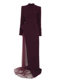 Jean Louis Sabaji Asymmetric Design Maxi Dress — Same as shown — Size XS — Front View