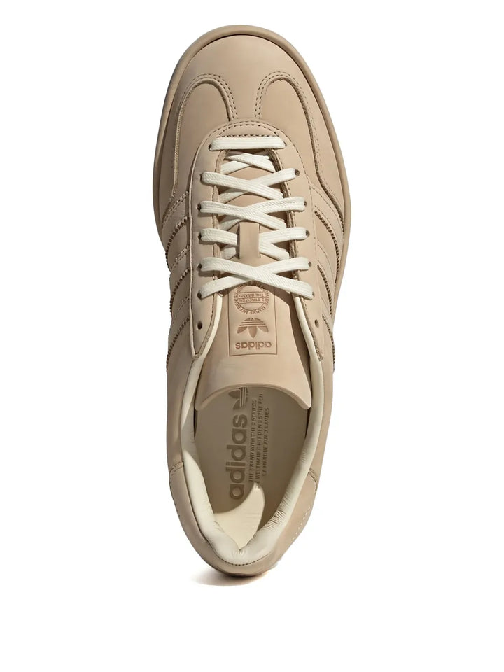 adidas Gazelle Indoor Sneakers — Beige — Size US M 6 - US W 7.5 — Back View