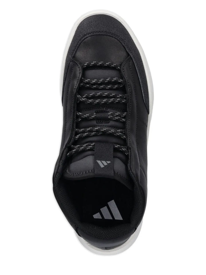 adidas Acesmash Mid Winter Lace-Up — Black — Size US M 3.5 - US W 5 — Top View