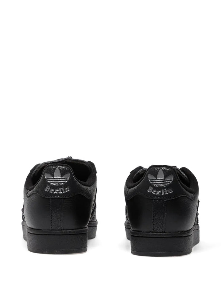 adidas Superstar Ii Studded Sneakers — Black — Size US M 9.5 - US W 11 — Detail View