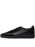 adidas Handball Spezial Leather Sneakers — Black — Size US M 7.5 - US W 9 — Front View