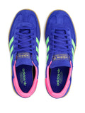 adidas Handball Spezial 3-Stripes — Blue — Size US M 3.5 - US W 5 — Back View