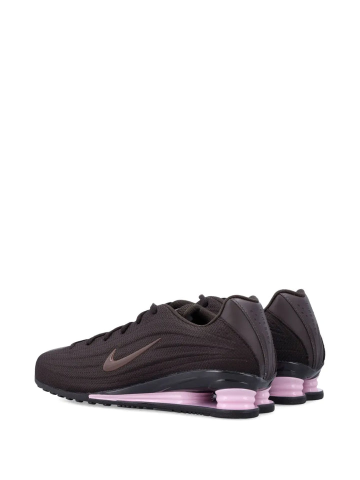 Nike Swoosh Detail Trainers — Brown — Size US M 3.5 - US W 5 — Top View