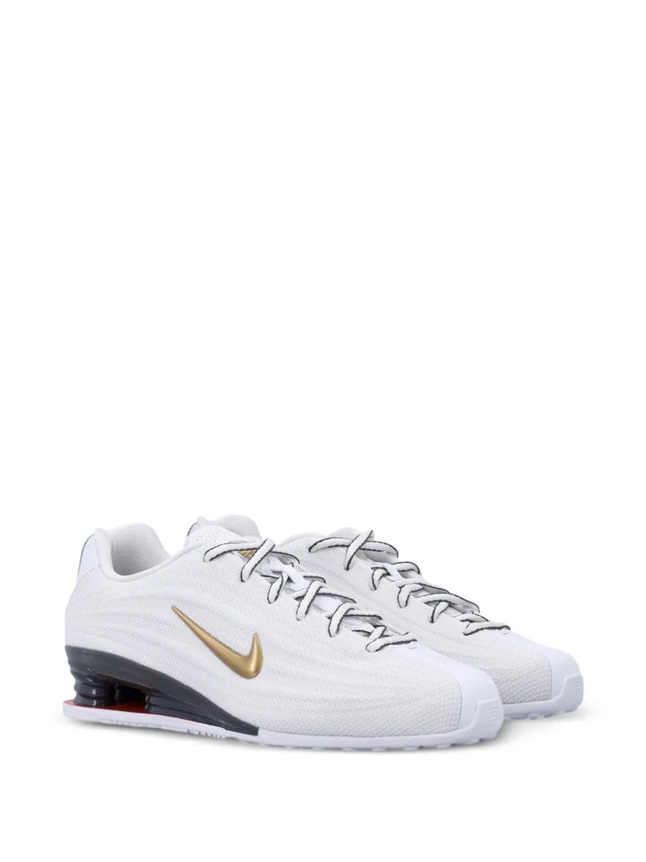 Nike Logo Trainers — White — Size US M 3.5 - US W 5 — Side View