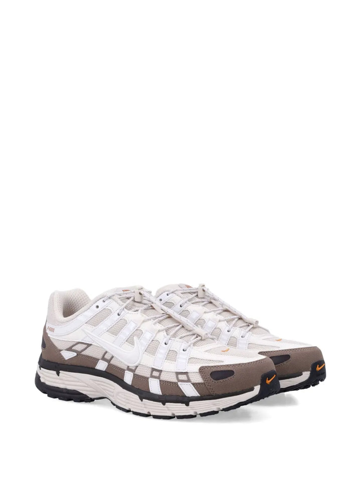 Nike P-6000 Panelled Trainers — Light Brown — Size US M 3.5 - US W 5 — Side View