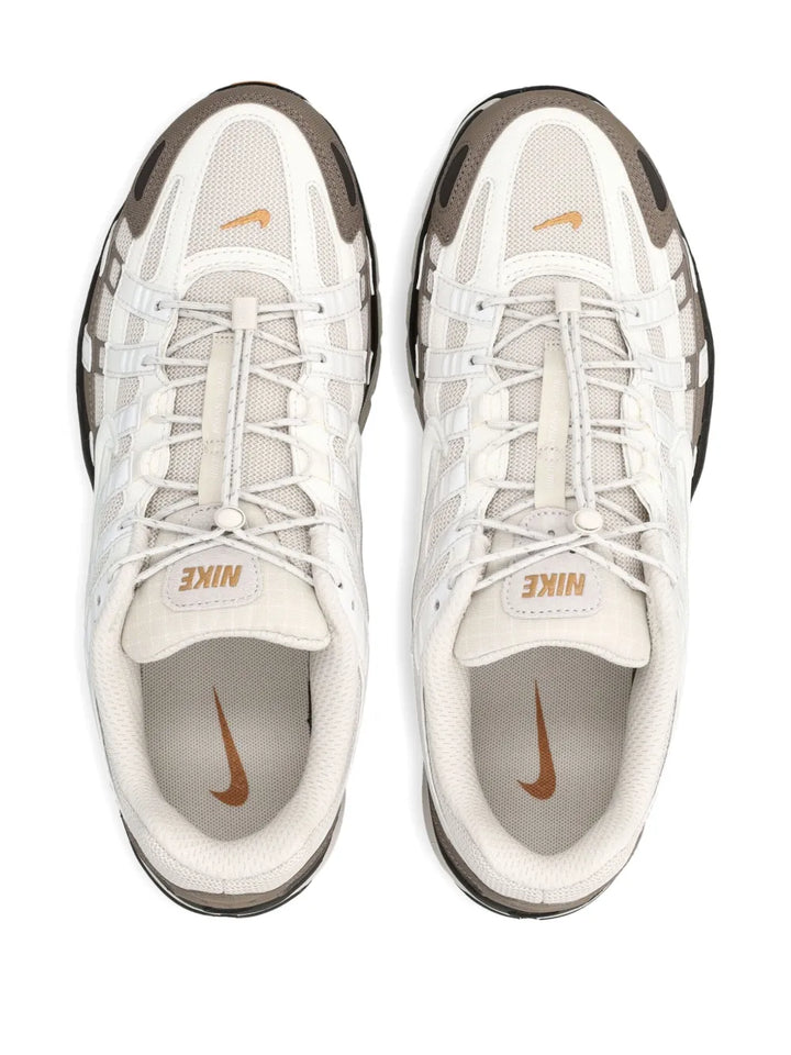 Nike P-6000 Panelled Trainers — Light Brown — Size US M 3.5 - US W 5 — Back View