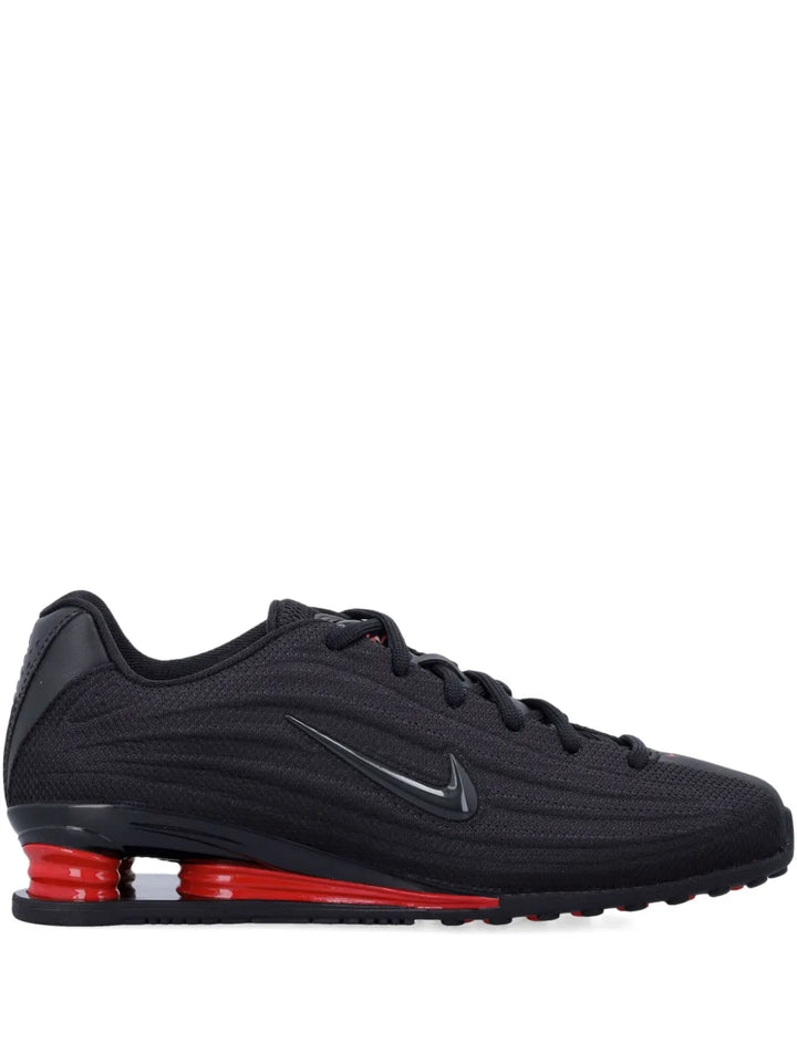 Nike Shox Z Swoosh Detail Trainers — Black — Size US M 3.5 - US W 5 — Front View