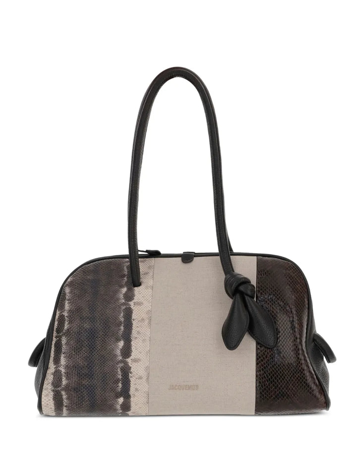 Jacquemus The Turismo Panelled Shoulder Bag — Same as shown — Size One Size — Front View