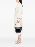 Burberry Pre Owned 20Th Century House Check Trimmed Leather Shoulder Bag — Same as shown — Size One Size — Side View