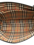 Burberry Pre Owned 20Th Century House Check Trimmed Leather Shoulder Bag — Same as shown — Size One Size — Detail View