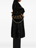 Ferragamo Medium Soft Animal Print Gancini Pin Shoulder Bag — Same as shown — Size One Size — Side View