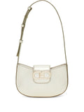 Ferragamo Gancini Zip Shoulder Bag — Same as shown — Size One Size — Front View