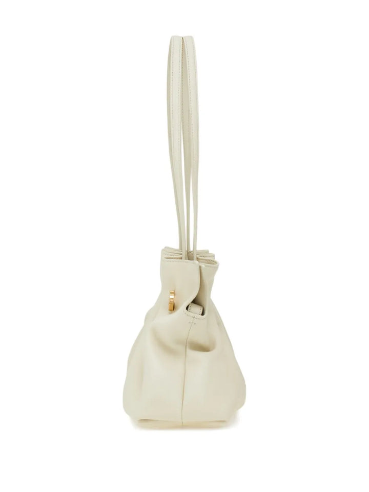 Ferragamo Small Soft Gathered Effect Shoulder Bag — Same as shown — Size One Size — Back View
