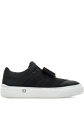 Ferragamo Bow Gancio Slip-On — Black — Size US M 3.5 - US W 5 — Front View