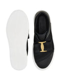 Ferragamo Bow Gancio Slip-On — Black — Size US M 3.5 - US W 5 — Back View