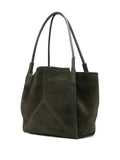 Victoria Beckham Suede Shoulder Bag — Same as shown — Size One Size — Back View