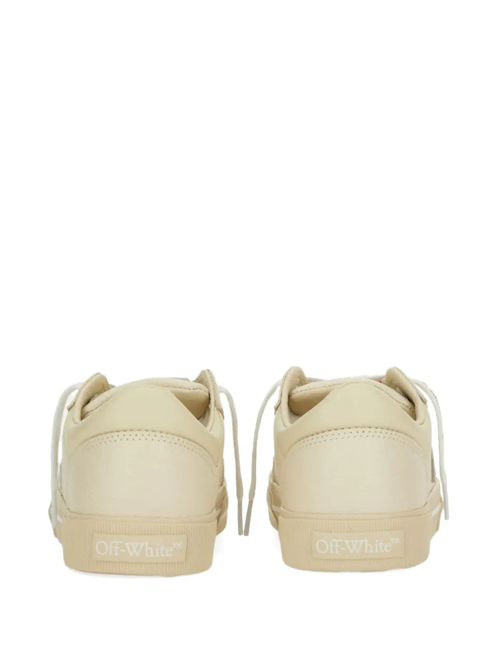 Off-White Arrows Leather — Beige — Size US M 3.5 - US W 5 — Back View