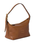 Miu Miu Logo Embossed Shoulder Bag — Same as shown — Size One Size — Back View