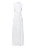 Alaia Panelled Dress — White — Size XS — Front View