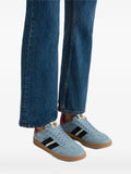 Bally Striped Suede — Blue — Size US M 3.5 - US W 5 — Detail View
