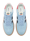 Bally Striped Suede — Blue — Size US M 3.5 - US W 5 — Back View
