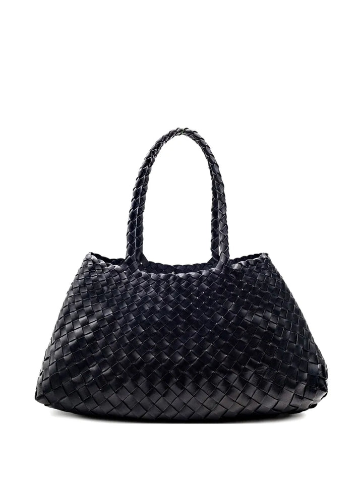 Dragon Diffusion Woven Leather Tote Bag — Same as shown — Size One Size — Front View