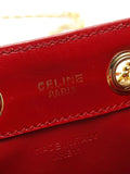 Celine Pre Owned Chain Link Leather Shoulder Bag — Same as shown — Size One Size — Top View