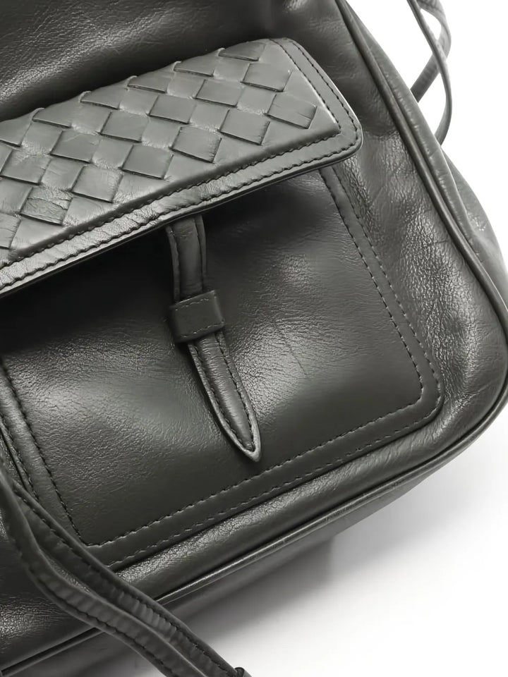 Bottega Veneta Pre Owned Intrecciato Detail Shoulder Bag — Same as shown — Size One Size — Top View