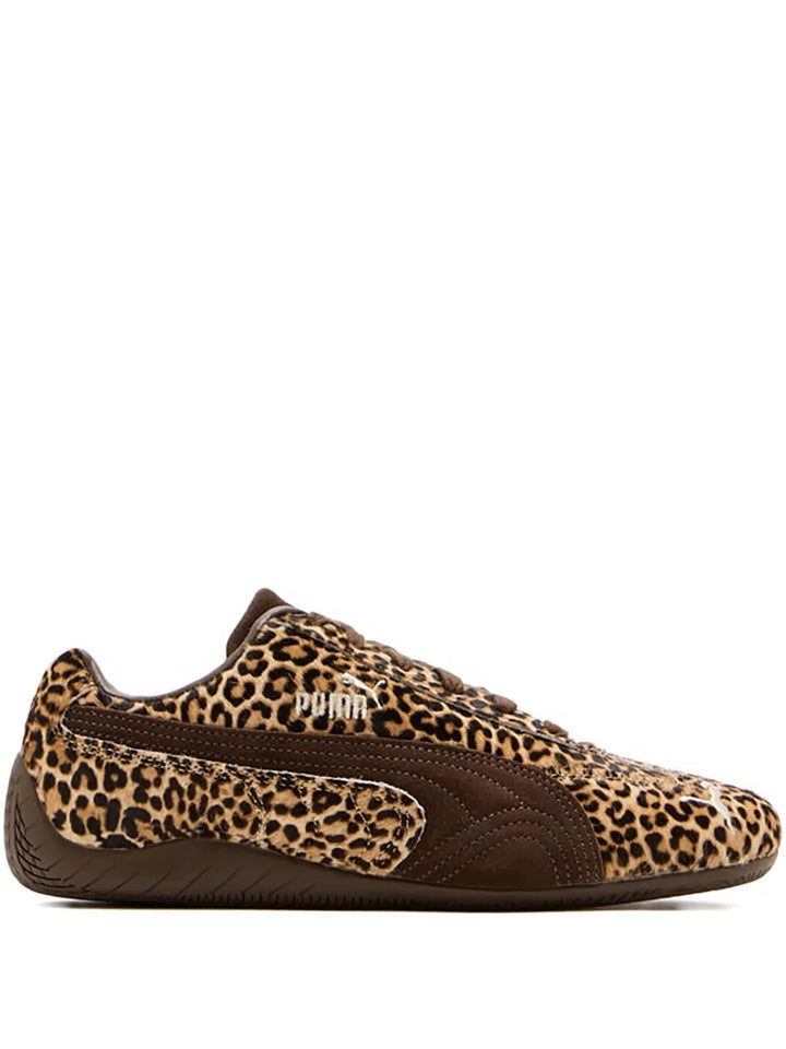 PUMA Speedcat Wild Leopard — Brown — Size US M 3.5 - US W 5 — Front View