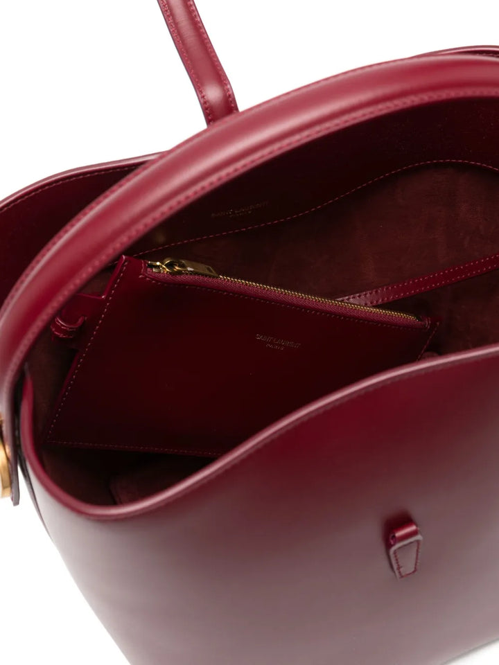 Saint Laurent Logo Plaque Shoulder Bag — Same as shown — Size One Size — Detail View