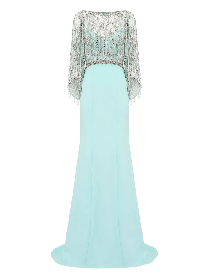 Jenny Packham Wanderlust Embellished Details Maxi Dress — Same as shown — Size XS — Front View