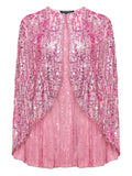 Jenny Packham Vulsa Cape — Pink — Size S — Front View
