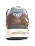 New Balance Made In Uk 991V2 — Brown — Size US M 3.5 - US W 5 — Back View