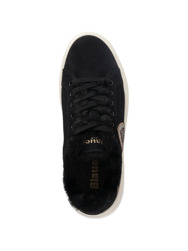Blauer Venus Faux-Fur-Trim — Black — Size US M 3.5 - US W 5 — Top View