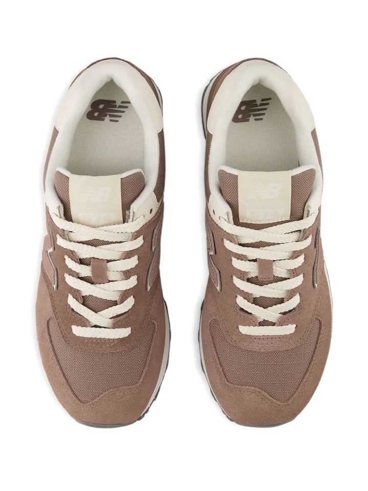 New Balance 574 Logo — Brown — Size US M 3.5 - US W 5 — Back View