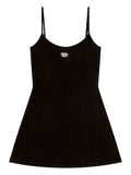 Diesel D Newhop Od Mini Dress — Black — Size XS — Front View