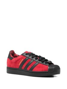 adidas Superstar Ii Sneakers — Scarlet Red — Size US M 4 - US W 5.5 — Top View