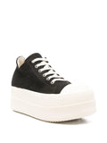 Rick Owens DRKSHDW Lace-Up — Black — Size US M 3.5 - US W 5 — Side View