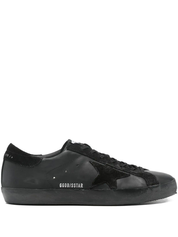 Golden Goose Super-Star — Black — Size US M 3.5 - US W 5 — Front View
