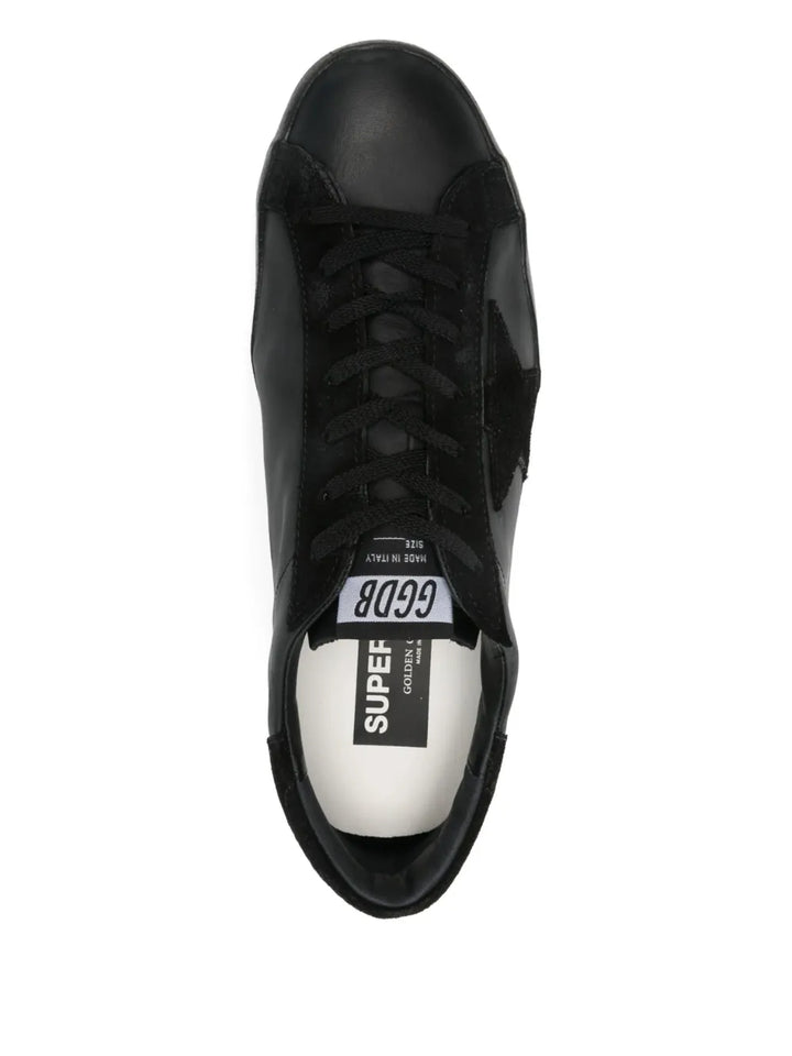 Golden Goose Super-Star — Black — Size US M 3.5 - US W 5 — Top View