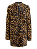 Khaite Leopard Print Mini Dress — Brown — Size S — Front View
