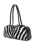 Khaite Simona Zebra Print Shoulder Bag — Same as shown — Size One Size — Back View