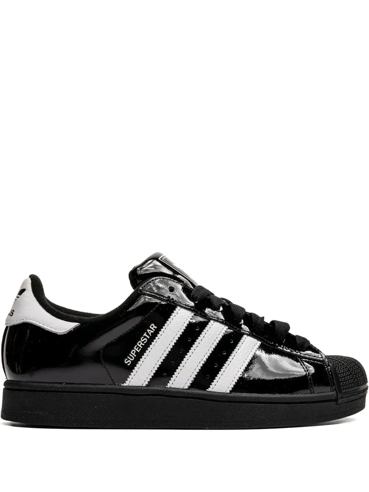 adidas Superstar Ii Sneakers — Black — Size US M 9.5 - US W 11 — Front View