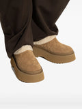 Coach Monogram Suede Mules — Light Brown — Size US M 3.5 - US W 5 — Detail View